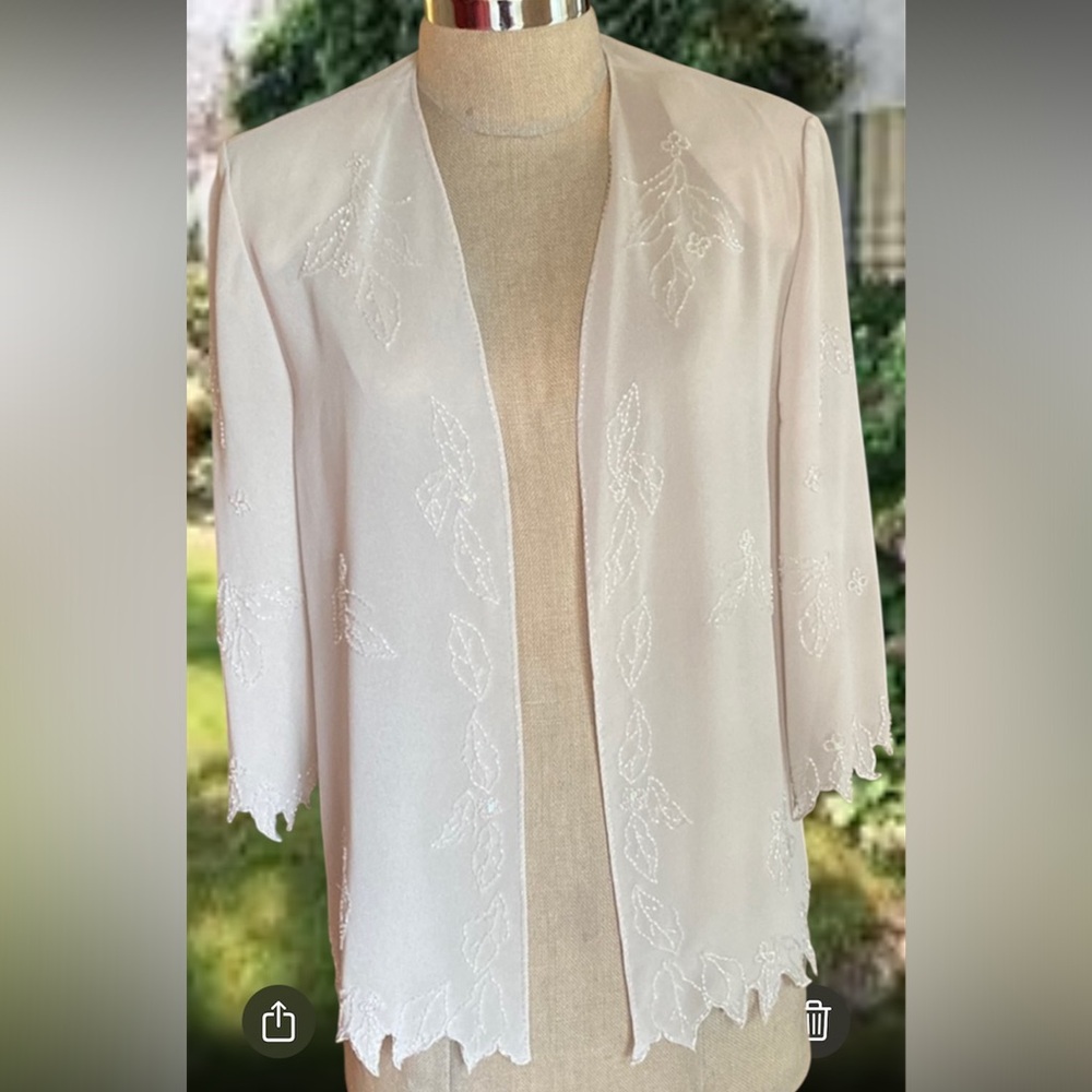 Vintage Karen Miller ‘80’s New York stunning open blazer/cover up